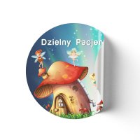 Naklejka okrągła fi 50