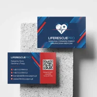 Wizytówki z folią błysk lub mat - projekt i druk
