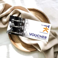 Voucher DL – projekt i druk