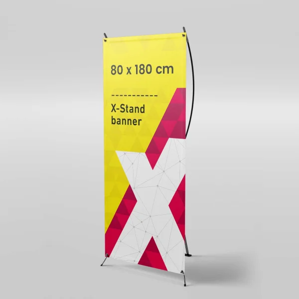 x-banner - projekt i druk