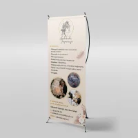 x-banner - projekt i druk