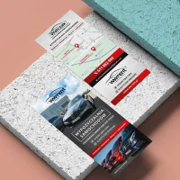 Projekt i druk ulotki DL