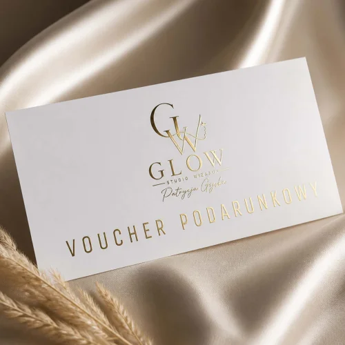 Voucher DL ze złoceniem – projekt i druk